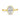 Melissa | Oval Cut Bezel 14K Yellow Gold Engagement Ring - Diamond Daughters, Front View