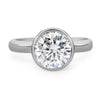 Melissa Round| Moissanite Solitaire Engagement Ring - Diamond Daughters