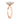 Michelle | Marquise Moissanite Hidden Halo 14K Rose Gold Engagement Ring - Diamond Daughters, Top Side View