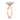 Michelle | Marquise Hidden Halo 14K Rose Gold Engagement Ring - Diamond Daughters, Top Side View