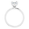 Pear Solitaire Engagement Ring Setting - Diamond Daughters