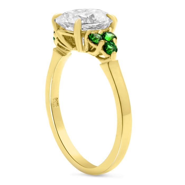 Phavady | Oval Moissanite Engagement Ring - Diamond Daughters