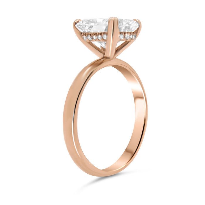 Riley | Elongated Cushion Moissanite Engagement Ring - Diamond Daughters