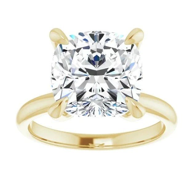 Rose Cushion Engagement Ring Setting - Diamond Daughters