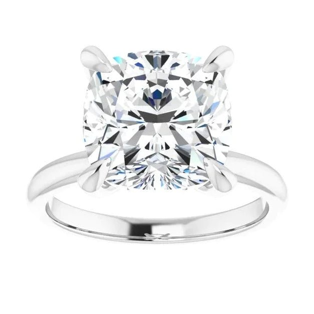 Rose Cushion Engagement Ring Setting - Diamond Daughters