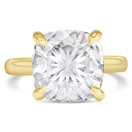 Rose | Cushion Moissanite Engagement Ring - Diamond Daughters