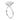 Rose | Marquise Moissanite 14k White Gold Engagement Ring - Diamond Daughters, Top Size View