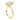 Rose | Marquise Moissanite 14k Yellow Gold Engagement Ring - Diamond Daughters, Top Side View
