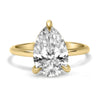 Rose Pear Engagement Ring Setting - Diamond Daughters