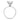 Rose | Pear Moissanite 14k White Gold Engagement Ring - Diamond Daughters, Top View