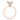 Rose | Pear Moissanite 14k Rose Gold Engagement Ring - Diamond Daughters, Top View