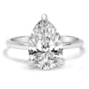 Rose | Pear Moissanite Engagement Ring - Diamond Daughters