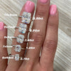 Rose | Radiant Moissanite Engagement Ring - Diamond Daughters