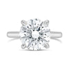Rose Round Engagement Ring Setting - Diamond Daughters