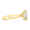 Rose | Round Moissanite Engagement Ring - Diamond Daughters