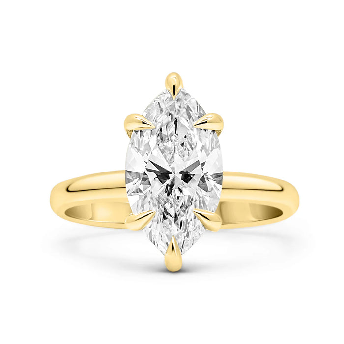 Rose | Marquise Moissanite Engagement Ring