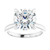 Round Solitaire Engagement Ring Setting - Diamond Daughters