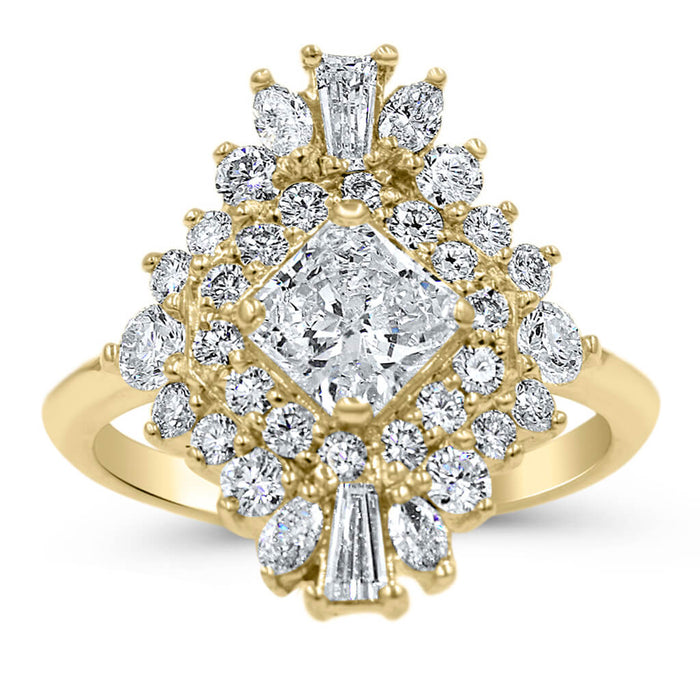 Sarah Belle| Radiant Engagement Ring - Diamond Daughters