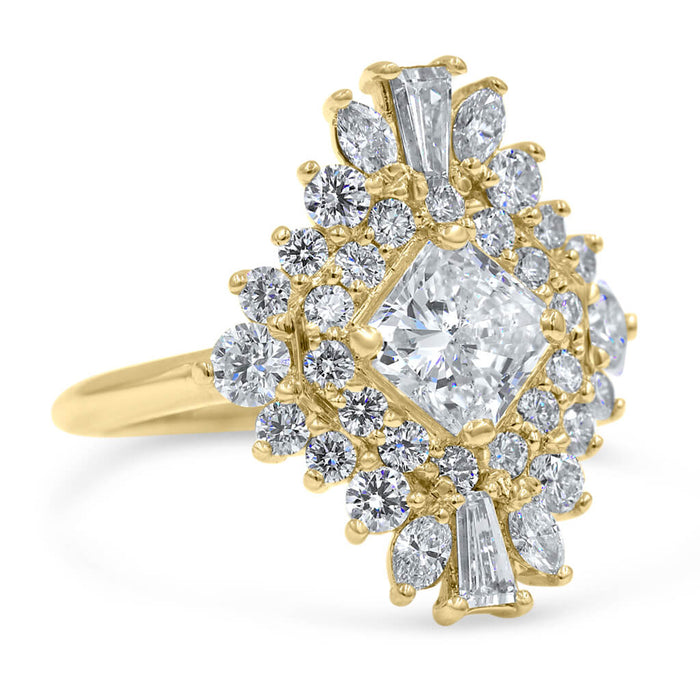 Sarah Belle| Radiant Engagement Ring - Diamond Daughters