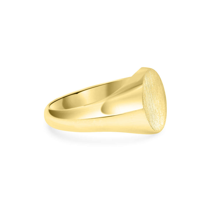 Sophia Signet Ring In 14K Solid Gold - Diamond Daughters