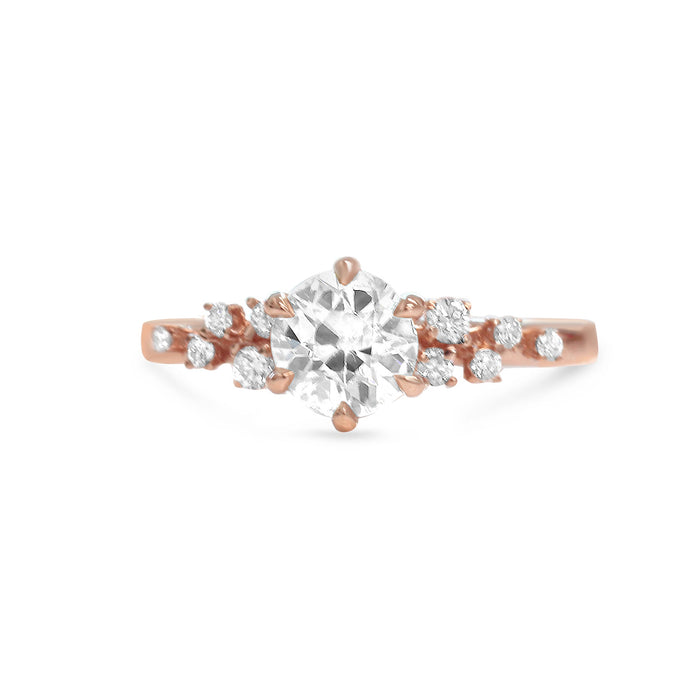 Stacey | Round Moissanite Engagement Ring - Diamond Daughters