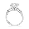 TAYLOR | Round Double Baguette Engagement Ring - Diamond Daughters