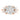 Trinity| Oval Moissanite Marquise Diamond 14K Rose Gold Engagement Ring - Diamond Daughters, Front View