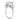Trinity| Oval Moissanite Marquise Diamond 14K White Gold Engagement Ring - Diamond Daughters, Top Side View